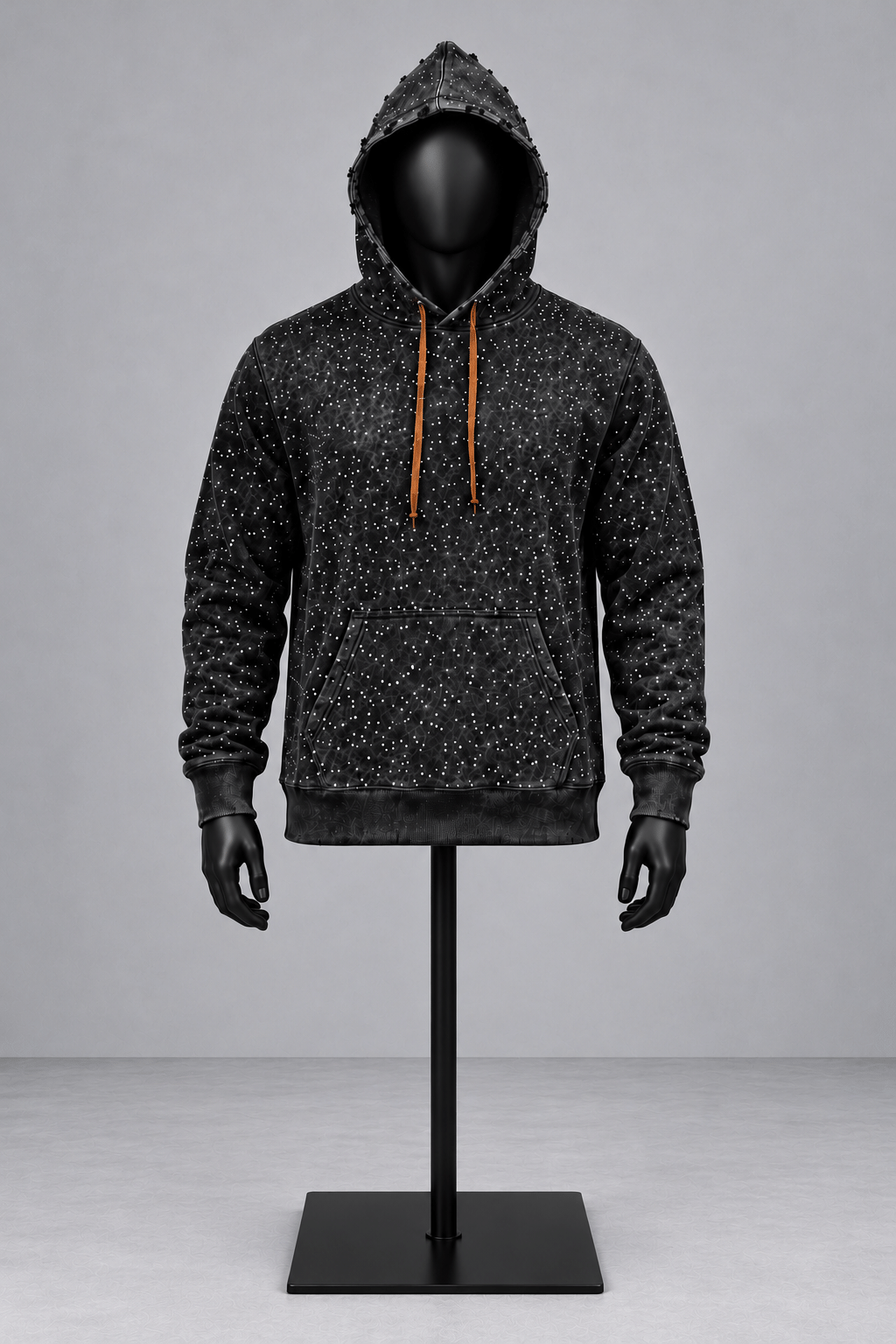 Speckled Charcoal Hoodie Mannequin Outfit